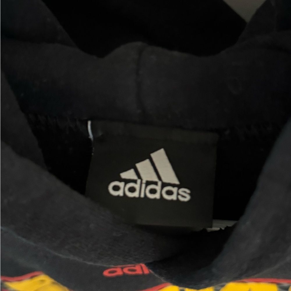 ADIDAS BRAND, Black Hockey Hoodie/Sweatshirt, Sz Men’s (Small) Clothing - Picture 3 of 6